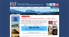 Desktop Screenshot of coloradocleaningservices.com
